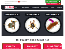 Tablet Screenshot of deratizace-praha.net